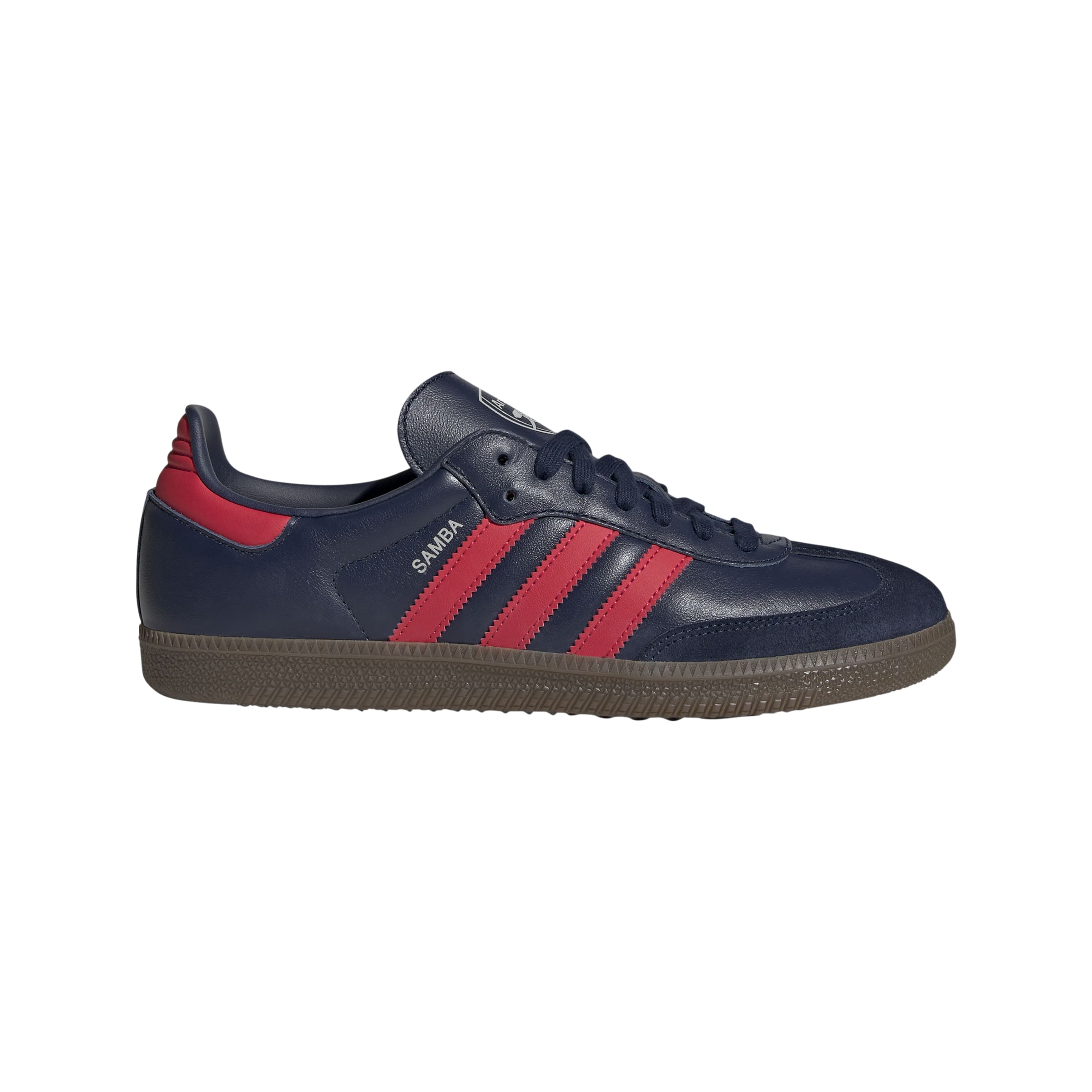 Samba Arsenal Sneakers Donkerblauw Rood Zilver
