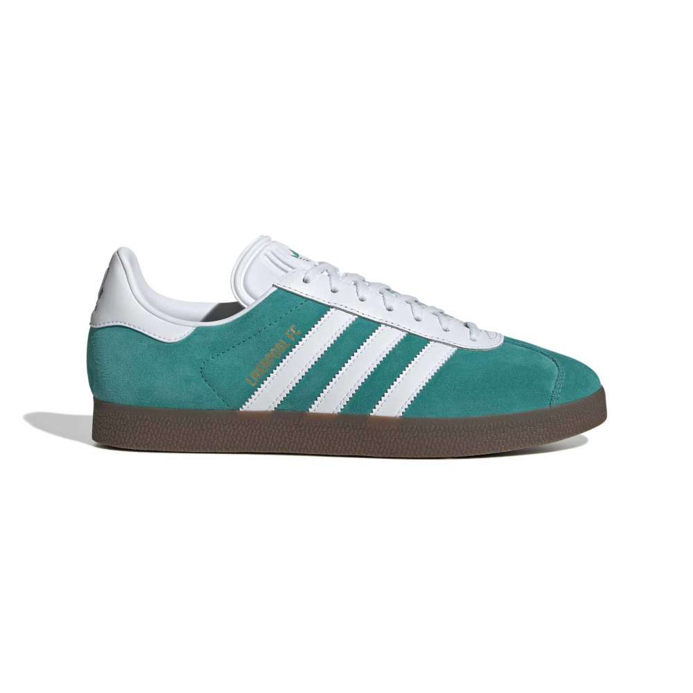 Gazelle Liverpool Sneakers Groen Wit Bruin