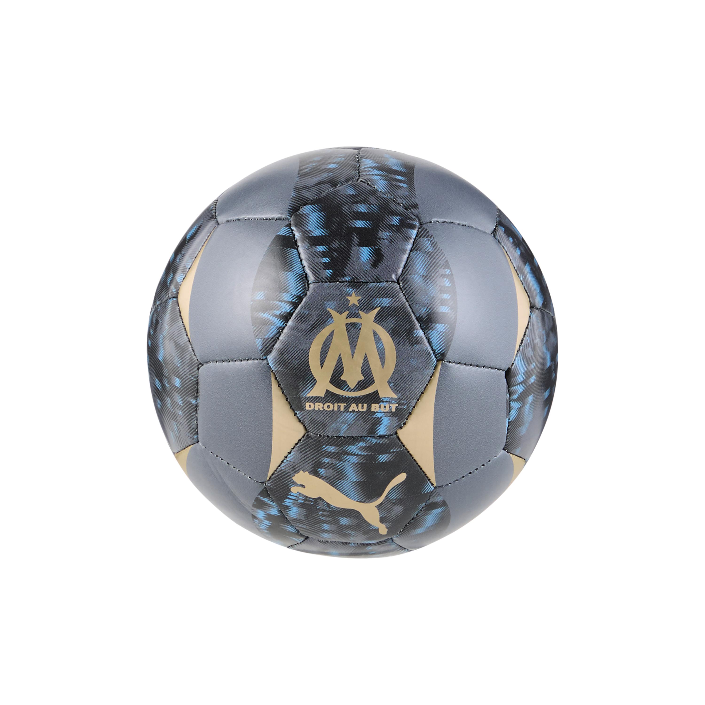Olympique Marseille Mini Voetbal Maat 1 Grijs Goud Blauw