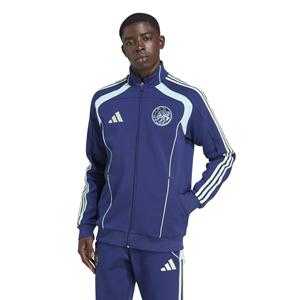 Adidas Ajax Urban Purist Trainingsjack 2025-2026 Donkerblauw Lichtblauw Groen