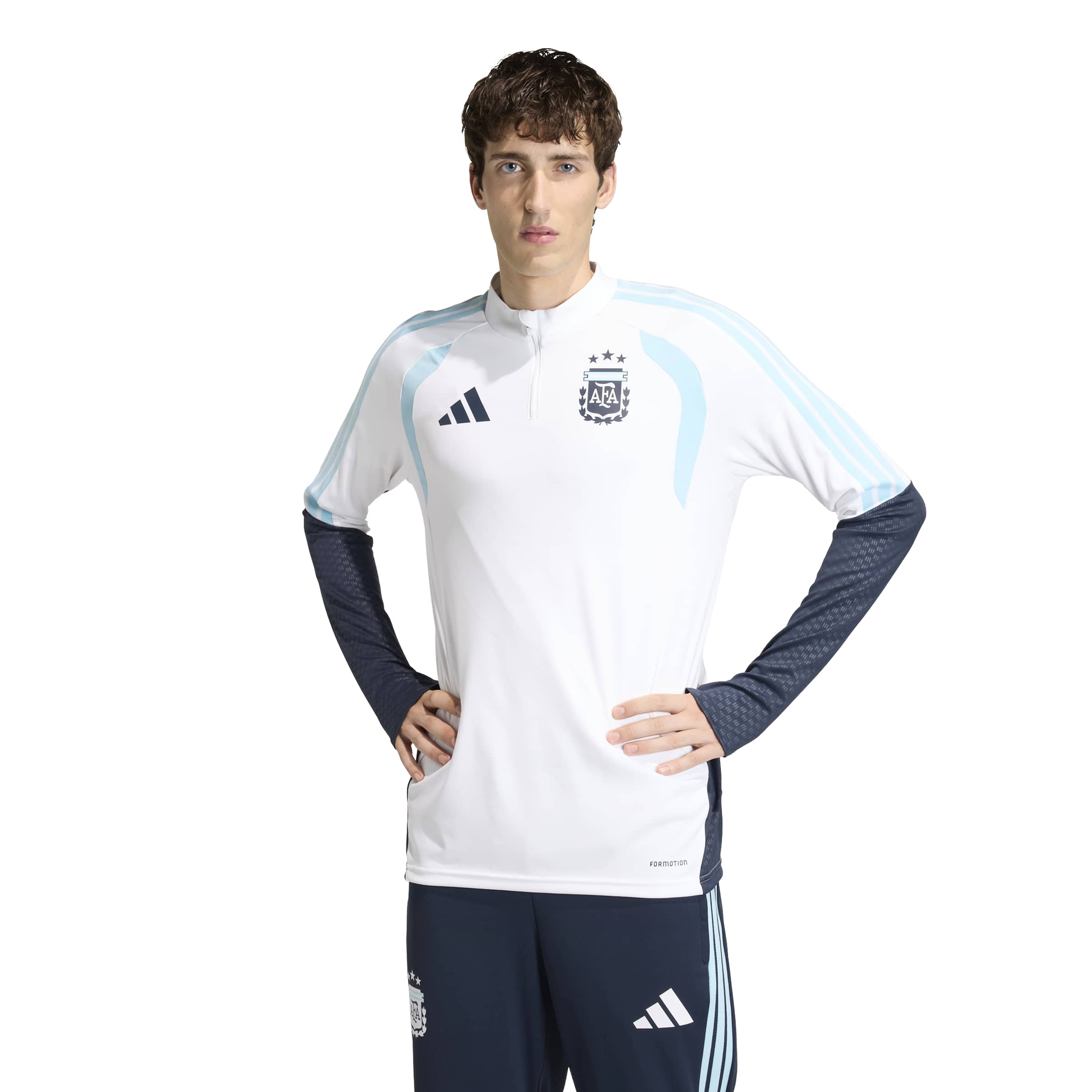 Adidas Argentinië Trainingstrui 1/4-Zip 2026-2028 Wit