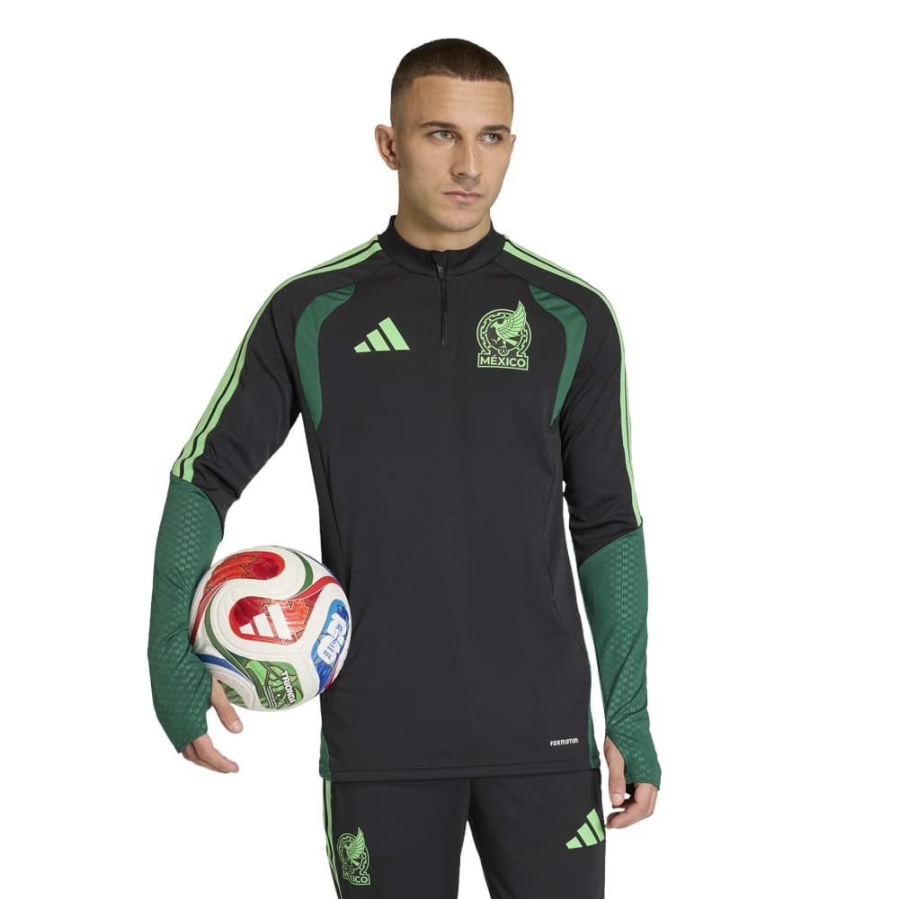 Mexico Trainingstrui 1/4-Zip 2026-2028 Zwart