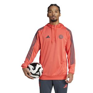 Adidas Bayern M&uuml;nchen Track Hoodie 2025-2026 Oranje Donkergrijs