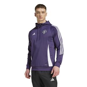 Adidas Manchester United Track Hoodie 2025-2026 Paars Wit