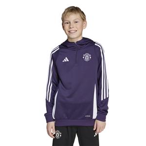 Adidas Manchester United Track Hoodie 2025-2025 Kids Paars Wit