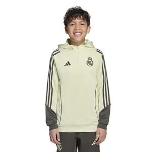 Adidas Real Madrid Track Hoodie 2025-2026 Kids Lichtgroen Grijs