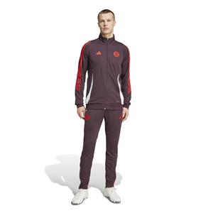 Adidas Bayern M&uuml;nchen Trainingspak Full-Zip 2024-2025 Bordeauxrood Rood Wit
