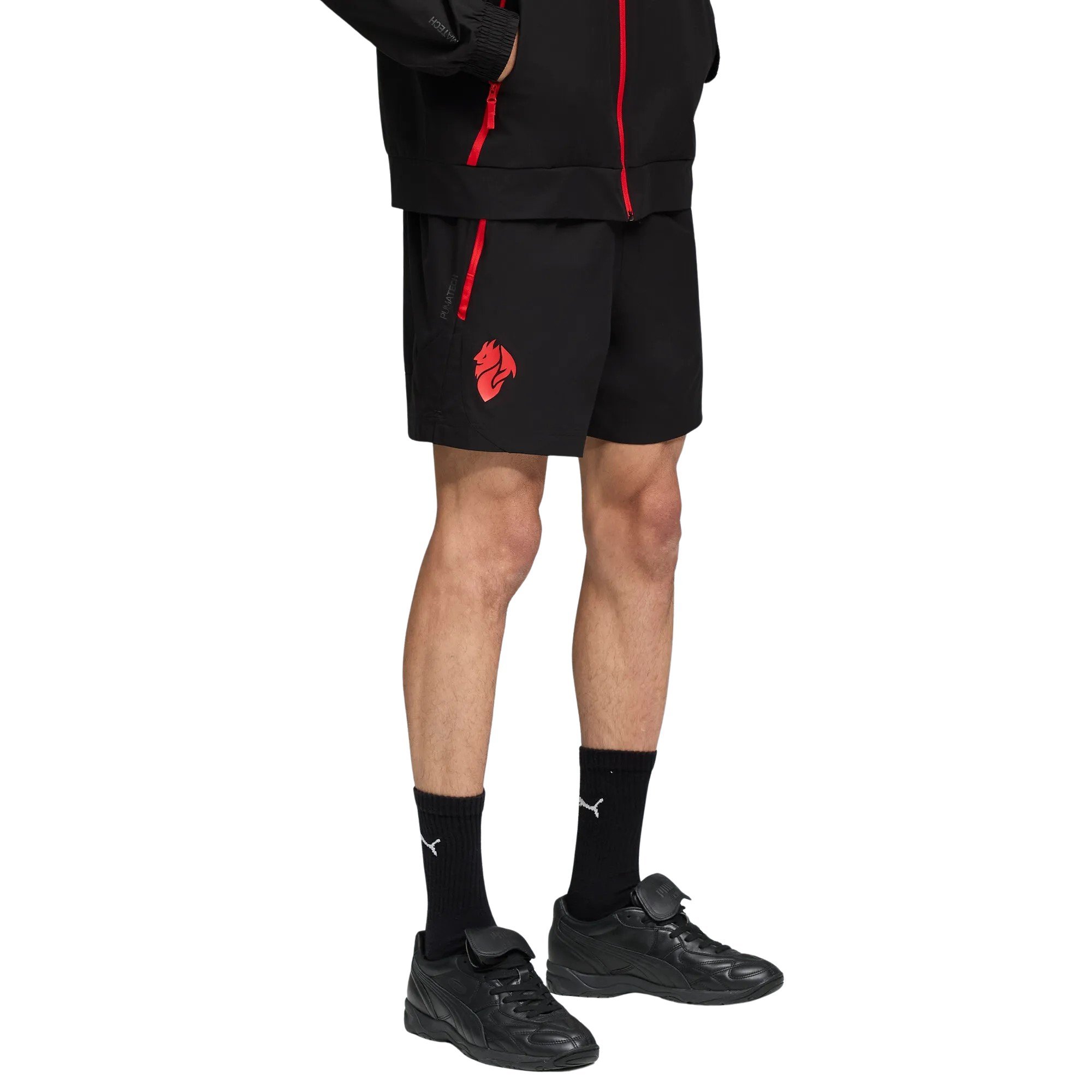 AC Milan tech Broekje Woven 2025-2026 Zwart Rood