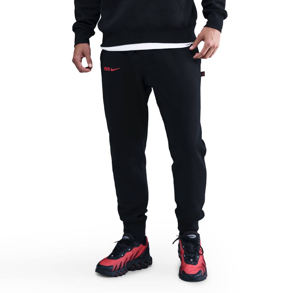 Atletico Madrid Club Joggingbroek 2025-2026 Zwart Rood
