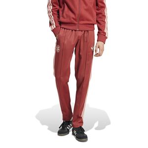 Adidas Bayern M&uuml;nchen Culturewear Trainingsbroek 2024-2025 Donkerrood Wit