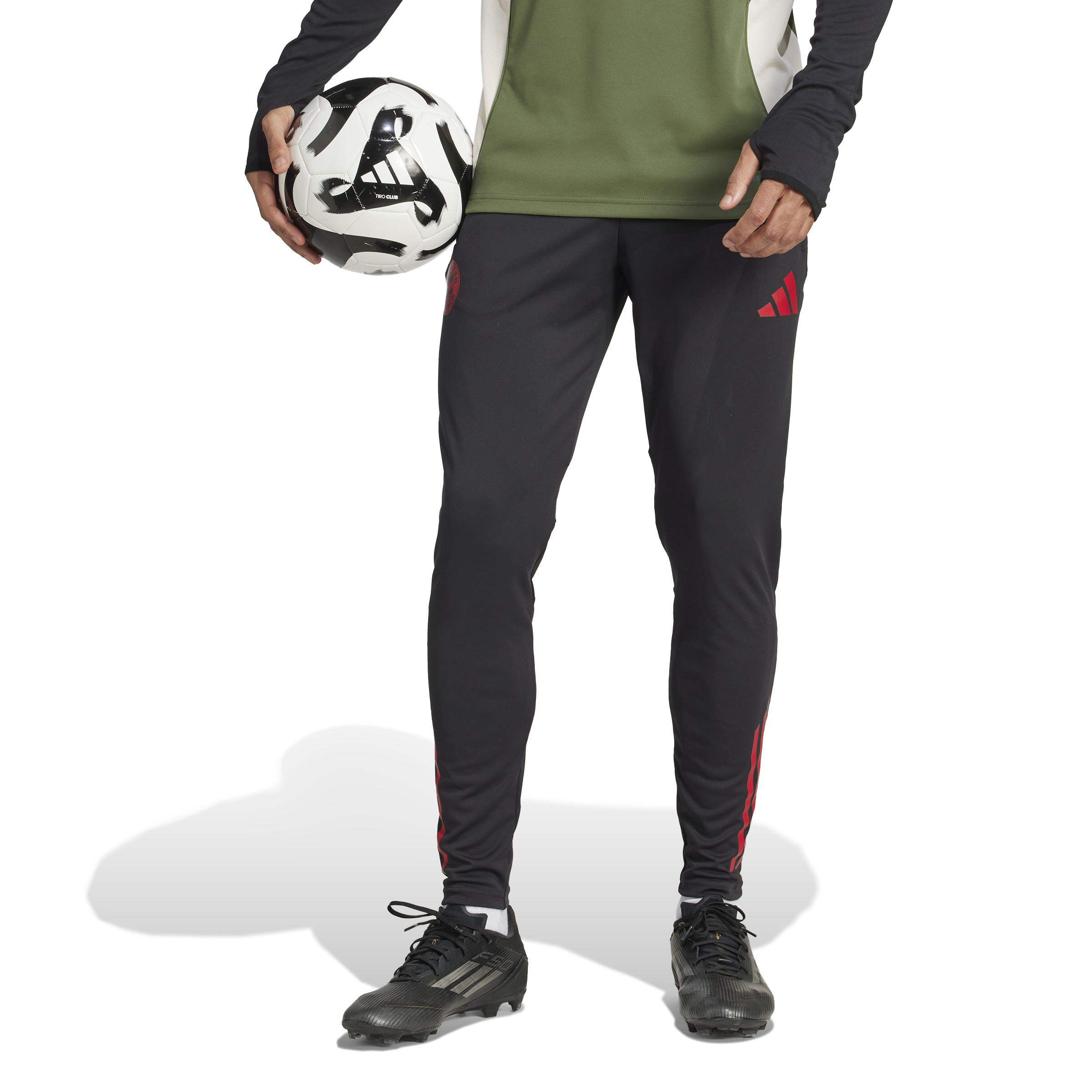 Adidas Bayern München Trainingsbroek Europees 2025-2026 Zwart Rood