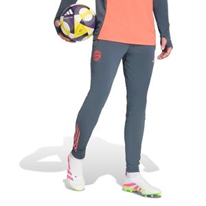 Adidas Bayern M&uuml;nchen Trainingsbroek 2025-2026 Donkergrijs Oranje