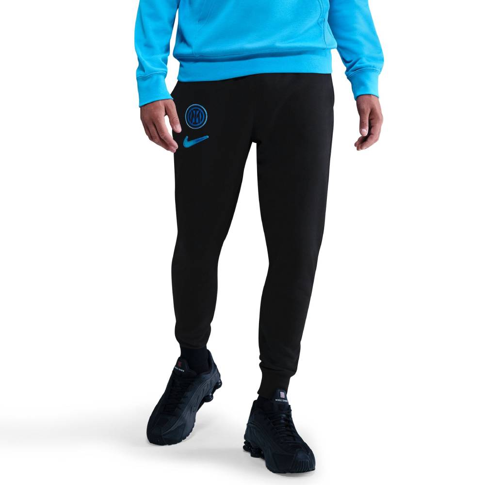 Inter Milan Club Joggingbroek 2025-2026 Zwart Lichtblauw