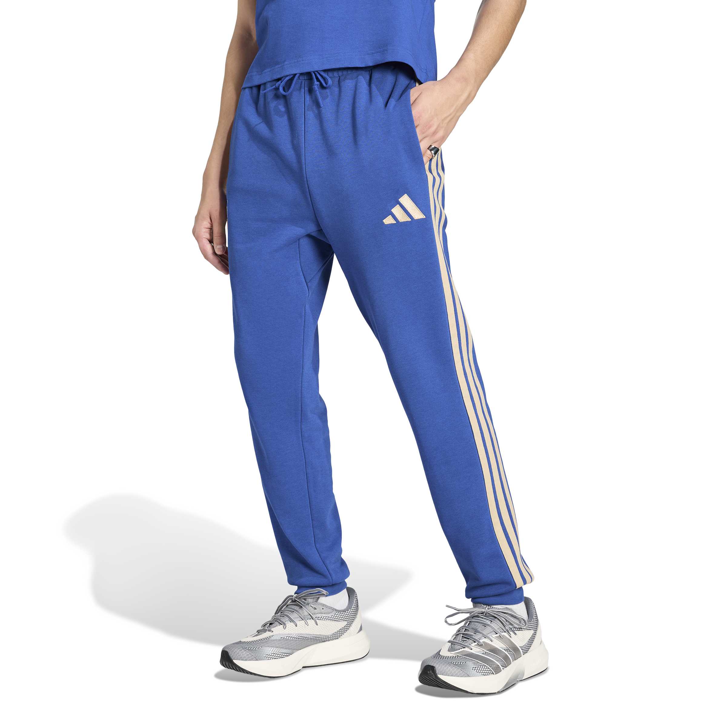 Adidas Italië DNA Joggingbroek 2026-2028 Blauw Goud