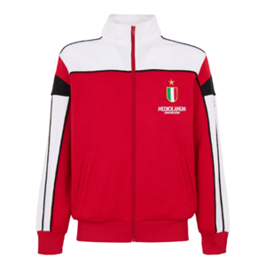 Sportus.nl AC Milan 'Mediolanum' Retro Trainingsjack 1988-1989