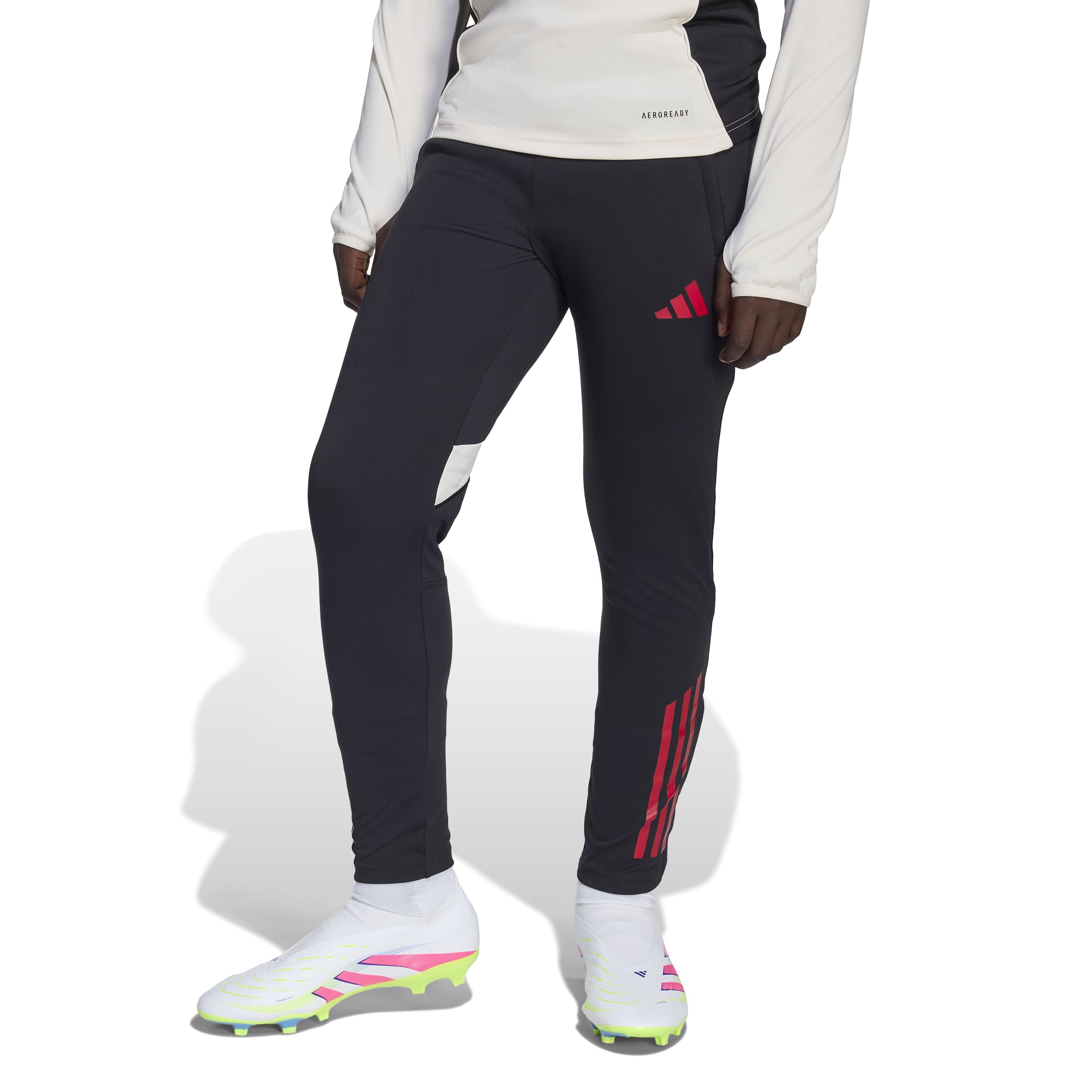 Adidas Liverpool Trainingsbroek 2025-2026 Kids Zwart Rood Wit