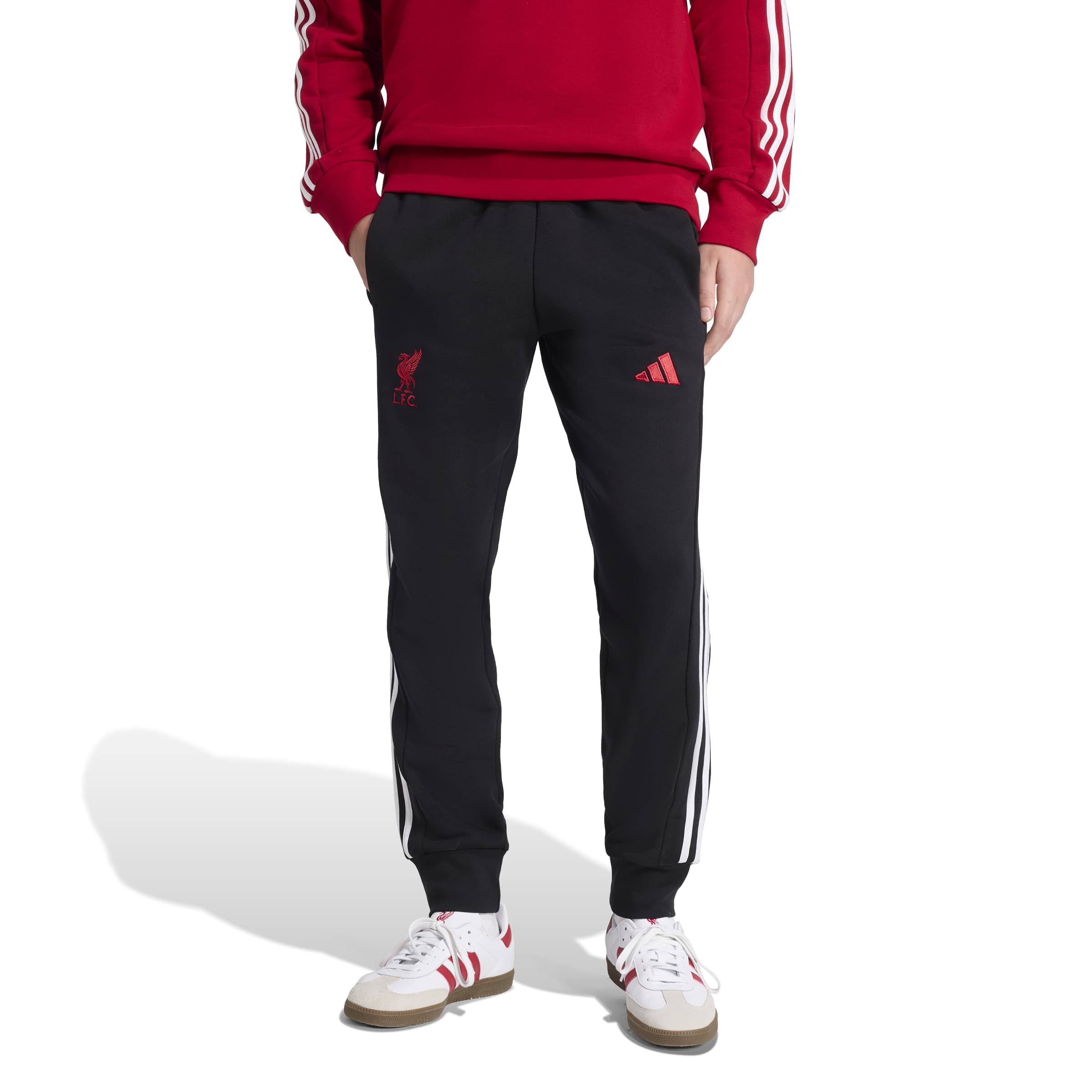 Adidas Liverpool DNA Joggingbroek Zwart Rood Wit