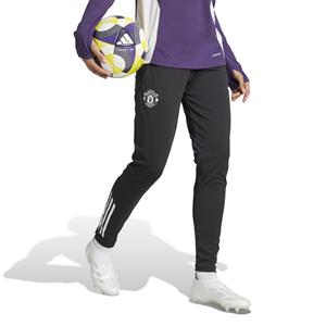 Adidas Manchester United Trainingsbroek 2025-2026 Dames Zwart Wit Paars