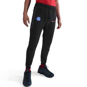 Nike Paris Saint-Germain Tech Fleece Joggingbroek 2025-2026 Zwart Rood