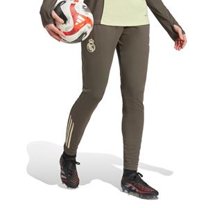 Adidas Real Madrid Trainingsbroek 2025-2026 Dames Grijs Lichtgroen