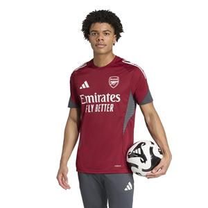 Adidas Arsenal Trainingsshirt Europees 2025-2026 Rood Wit Grijs