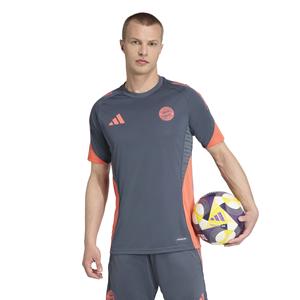Adidas Bayern M&uuml;nchen Trainingsshirt 2025-2026 Donkergrijs Oranje