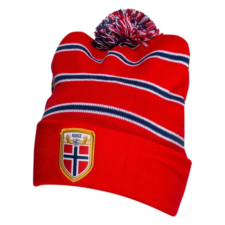 Noorwegen Muts Crest - Rood/Navy