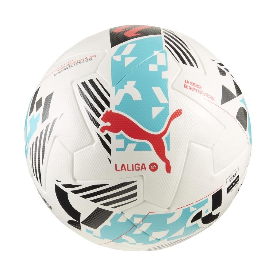 PUMA Voetbal La Liga 1 Orbita FIFA Quality Pro Wedstrijdbal WP - Wit/Multicolor