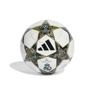 Adidas Real Madrid Voetbal Champions League Mini - Wit/Zwart/Goud