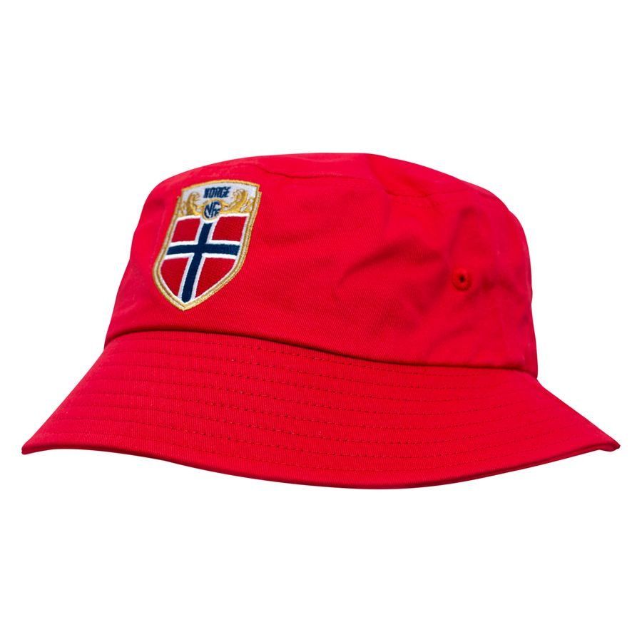 Noorwegen Bucket Hat Crest - Rood