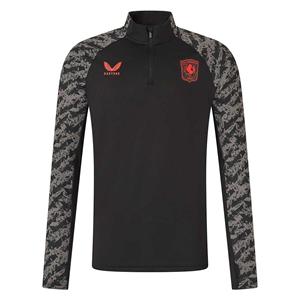 Castore FC Twente Trainingstrui 1/4-Zip 2025-2026 Zwart