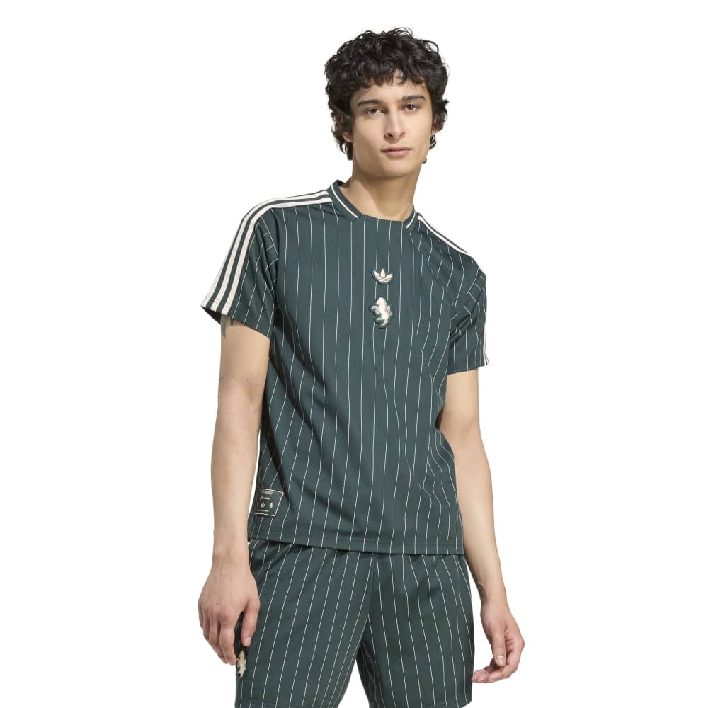 Adidas Juventus Terrace Icons T-Shirt Donkergroen Wit
