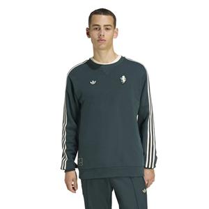 Adidas Juventus Terrace Icons Crew Sweater Donkergroen Wit