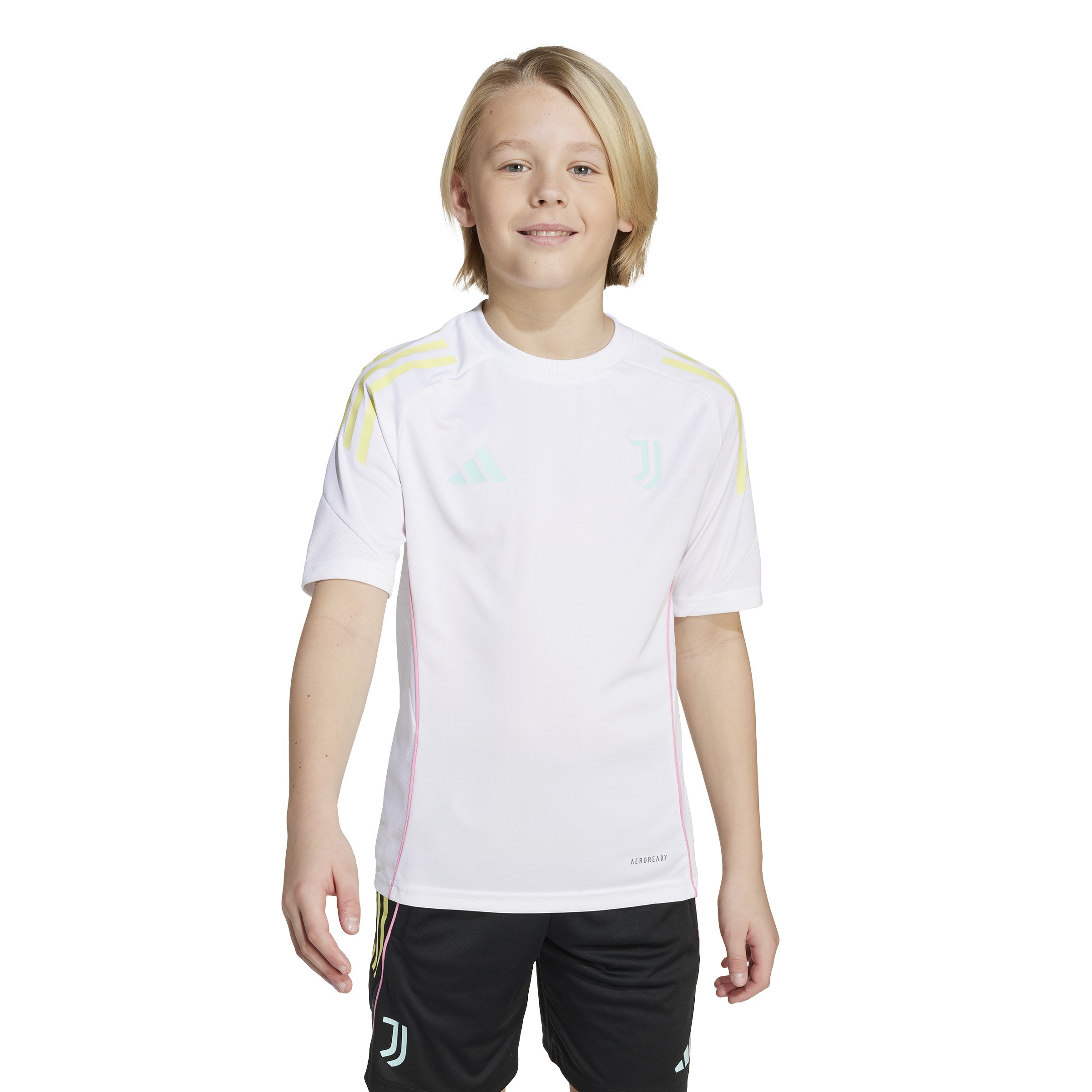 Adidas Juventus Trainingsshirt 2025-2026 Kids Wit