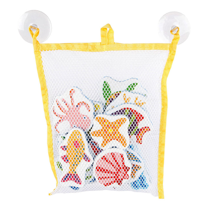 Mini Club foam bad plakfiguren zeedieren, 16dlg.