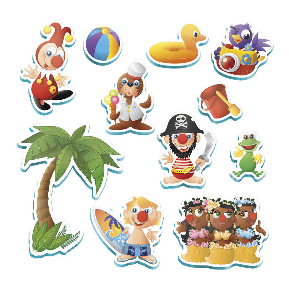 Bambolino Toys Badfiguren jokie in opbergnetje, 10st.