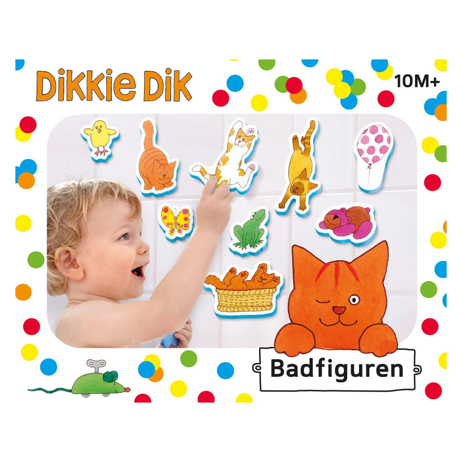 Totum Dikkie dik badfiguren, 10st.