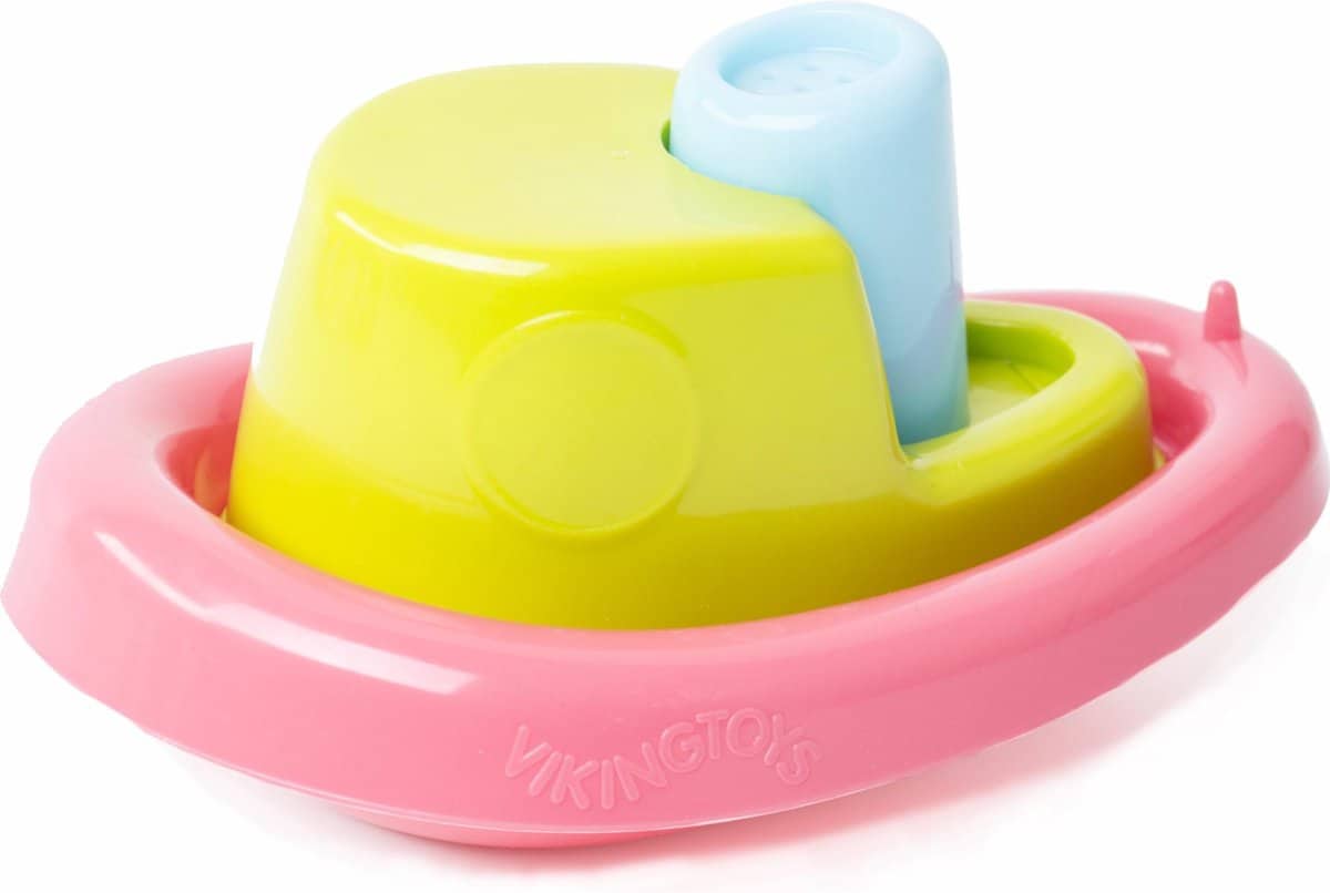 Mertex Viking stoombootje in pastel kleuren