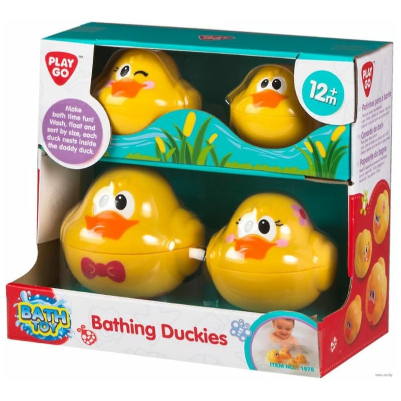 Playgo 4 bad eendjes die ook in elkaar passen