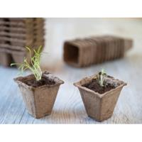 Nature Turfpottrays H5x5x5cm 10 trays - 6 Stuks