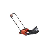 Black & Decker Elektro-Rasenlüfter GD300, Vertikutierer, orange/schwarz, 600 Watt - BLACK & DECKER