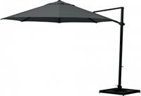 4 Seasons Outdoor 4SO zweefparasol Siesta 350 cm, Ø Antraciet