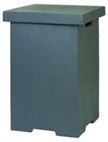 bijzettafel LPG tank 41x41xH62 cm - antraciet
