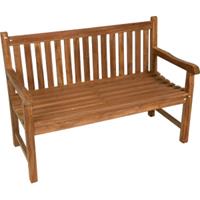 Express Teak Dit product heeft vaste verzendkosten van €39,95 - Tuinbank - Licht bruin - 130x65cm