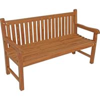 Express Teak Dit product heeft vaste verzendkosten van €39,95 - Tuinbank - Licht bruin - 150x65cm