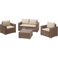 Allibert loungeset California 2-zits - cappuccino