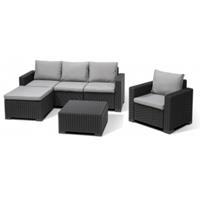 Allibert Moorea loungeset - graphite