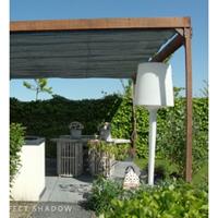 Nesling Complete  pergola Wall 2 antraciet - 200 x 500 cm