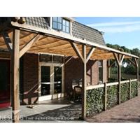 Nesling Complete  pergola Wall 2 sand - 200 x 500 cm