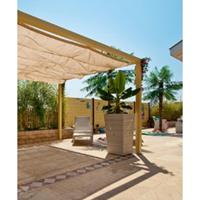 Nesling Complete  pergola Wall 2 gebroken wit - 290 x 300 cm